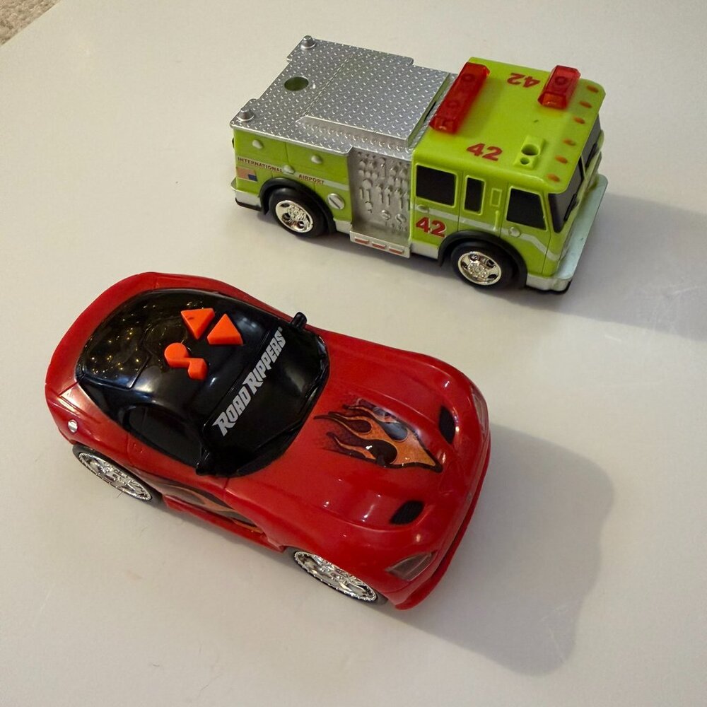 🍂 5/$25 Firetruck and Race Car Light Up Boys Toys
